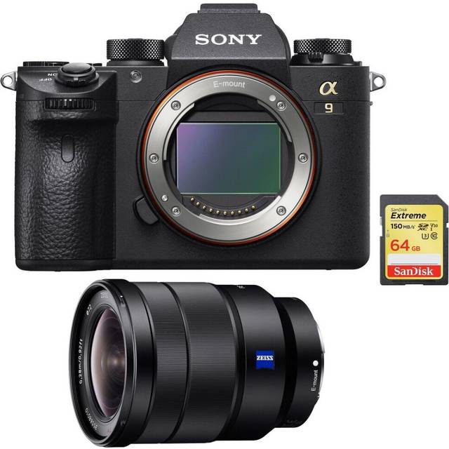SONY A9 + SEL 16-35MM F4 ZA OSS + 64GB SD card