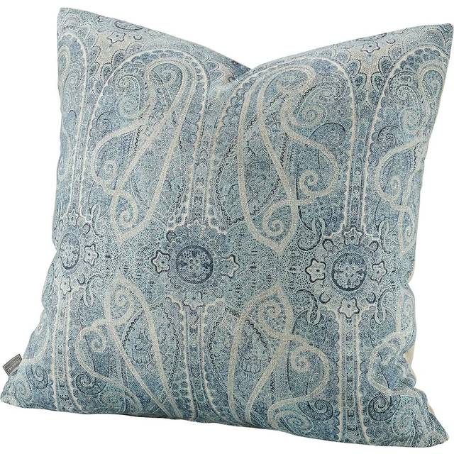 Sheldon kuddfodral paisley indigo - Blå (B: 60 x H: 60 cm)