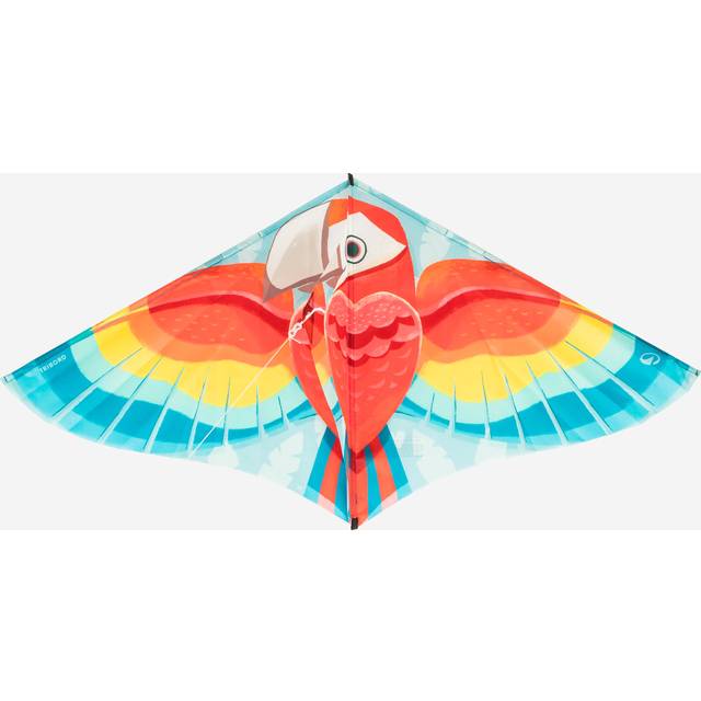Kids’ Static Kite - Mfk 100 Parrot - Brick Red/arctic Blue