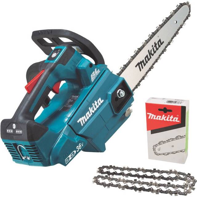 DUC256Z Twin 18v 36v lxt Cordless Lithium Ion Chainsaw 250mm Bare + Chain - Makita