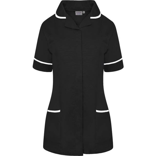 Behrens Ladies Tunic Healthcare NCLTPS Black/White Trim Size 6 Colour: