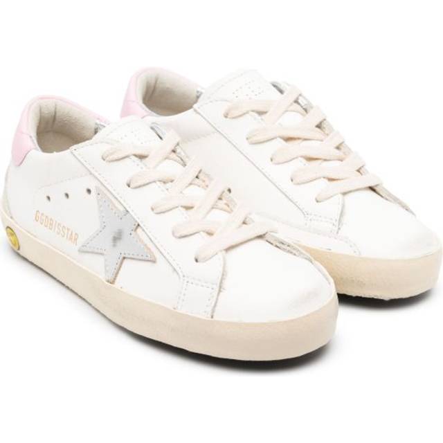 Golden Goose Kids - Super-Star leather sneakers - kids - Calf Suede/Calf Leather/Fabric/Calf Leather/Rubber - 29 - White