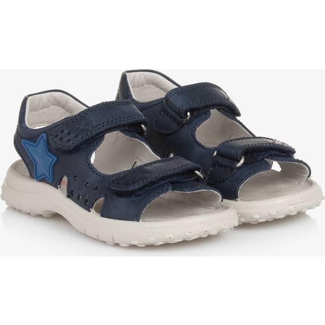 Naturino Boys Blue Leather Star Sandals - 24