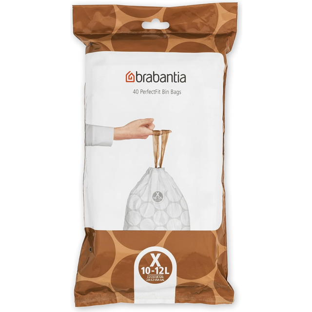 Brabantia 138041 perfectfit liners (size x/10-12 litre) thick plastic trash