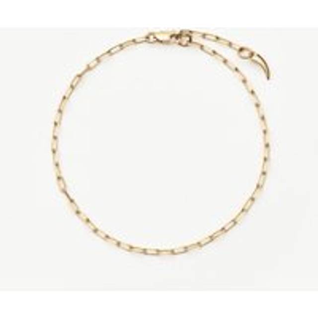 Fine Classic Paperclip Chain Bracelet | 14ct Solid Gold