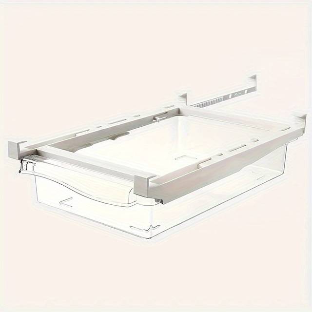 TEMU 1pc Refrigerator Storage Box, Reusable Food Grade Freezer Fresh Drawer , Wall Hanging Space-saving Storage Box, For Kitchen Refrigerator, Kitchen Organizers And Storage, Kitchen Accessories