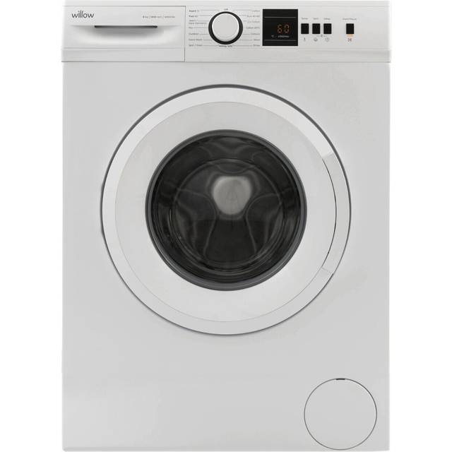 6kg Washing Machine 1200 Spin, Front Loading, 15 Washing Programmes - White - One Size