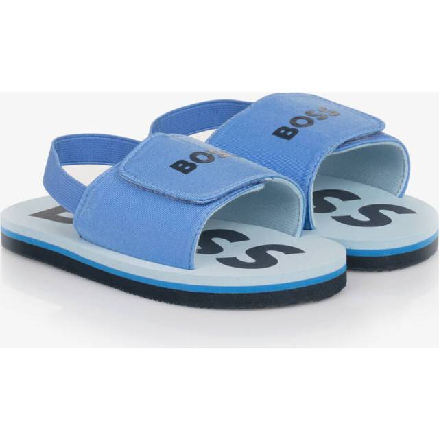 Boss Boys Blue Velcro Sandals - 28