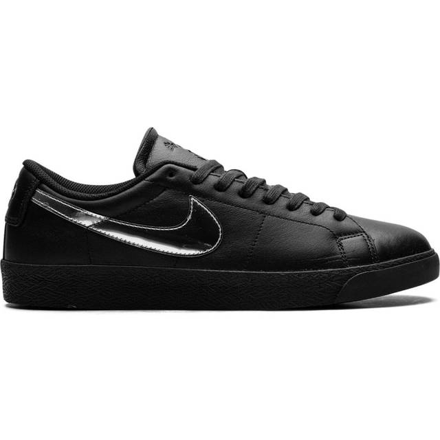 Nike - x Dancer Skateboards SB Zoom Blazer Low sneakers - men - Fabric/Rubber/Calf Leather - 4 - Black