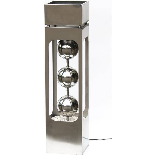 Ausia Potting Table - Silver (100cm H X 25cm W X 25cm D)