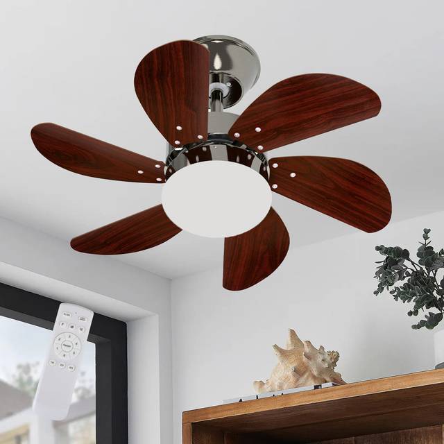 Alysha 6 - Blade Smart Ceiling Fan - Nickel