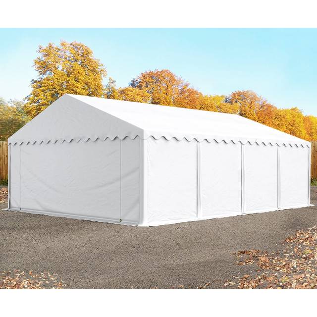 TOOLPORT 5x8 Storage Tent / Shelter, PVC 700, white - (6113)