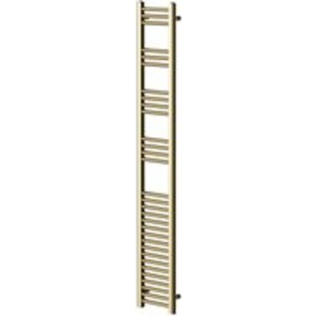 Wholesale Domestic Colore Pizarro Straight Heated Towel Rail | Brushed Brass | Mild Steel | 1800mm x 300mm