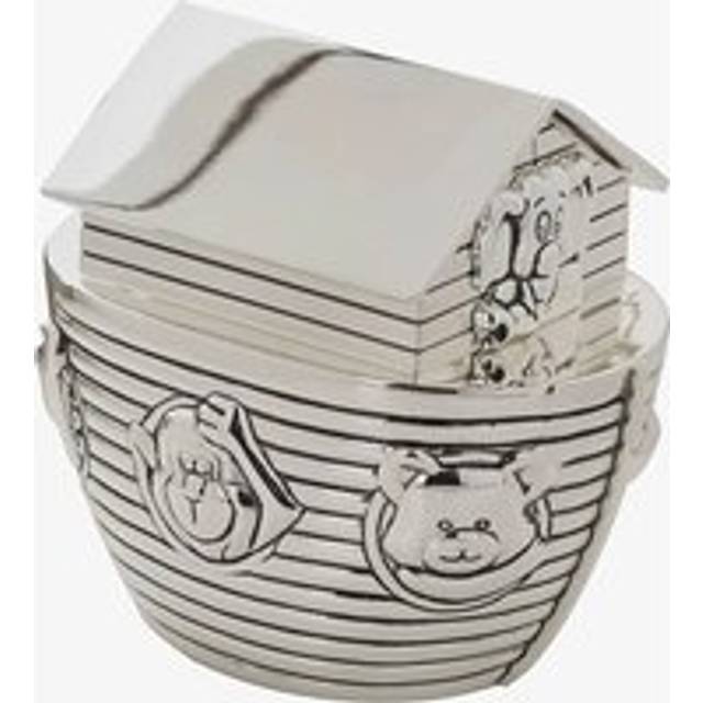 Bambino Silver Plated Noah Ark Money Box Gift WY5086