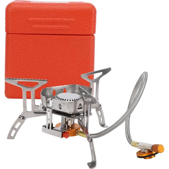 Outdoor Portable 304 Stainless Steel Windproof Stove Gas Burner Cooker for Camping Hiking