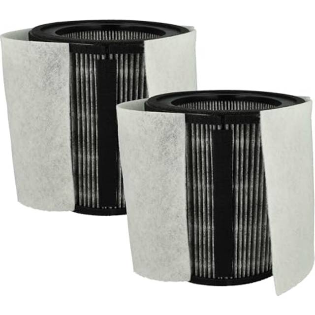 Vhbw - 2x hepa Filter H12 compatible with Leifheit / Soehnle Airfresh Clean Connect 500 Air Cleaner - Spare Air Filter