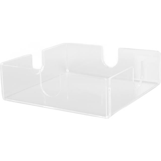 Acrylic Napkin Holder Square Elegant Clear Tabletop Tissue Dispenser for Kitchen Restaurant Bar
