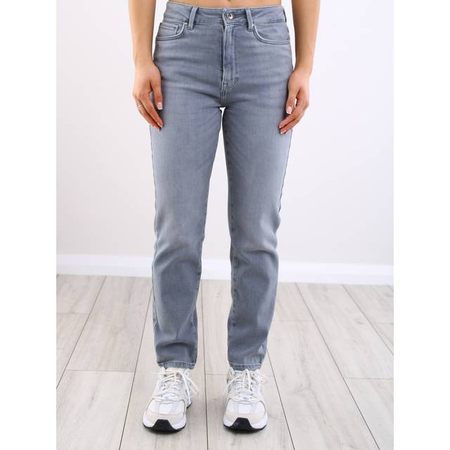 Onlemily Hög Midja Rak Passform Jeans