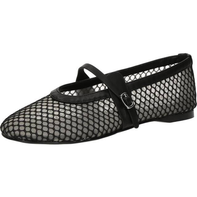 Steve Madden Womens Rejoice Eyelet Ballet Flats Black, 3