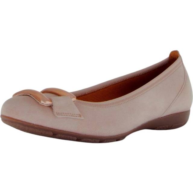 Gabor Raven Womens Ballet Pumps Colour: Rouge Suede, Size: 5
