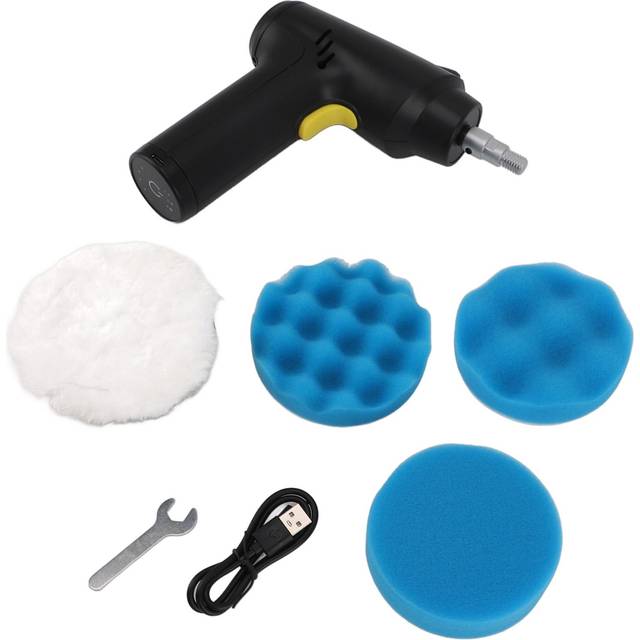 Cordless Buffer Polisher USB Rechargeable 3 Speeds Adjustable Portable Electric Polishing Machine