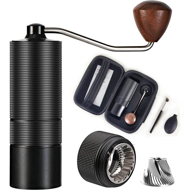 One Bean Hand Grind Coffee Mill MUGEN C2 Easy to Clean Removable Stainless Steel Mortar All Metal Coffee Grinder Manual Type Coarseness Adjustment
