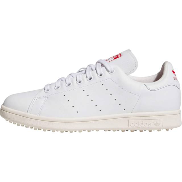 Stan Smith Spikeless Golfskor - Cloud White / Off White / Better Scarlet