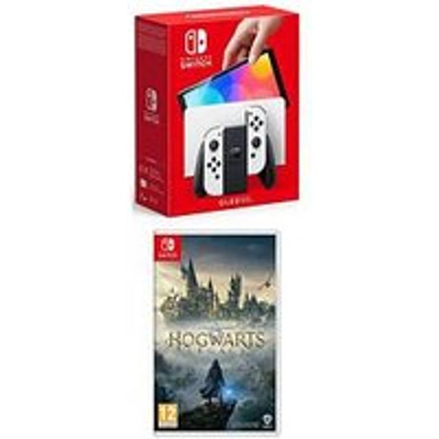 Nintendo Switch Oled Nintendo Switch Hw (Oled Model) White &Hogwarts Legacy
