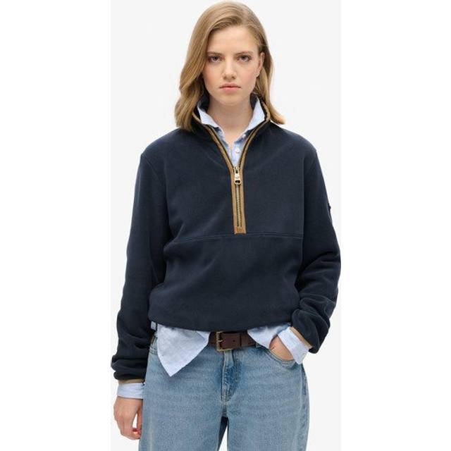 Women's 1/2 zip fleece Superdry Estate - Bleu