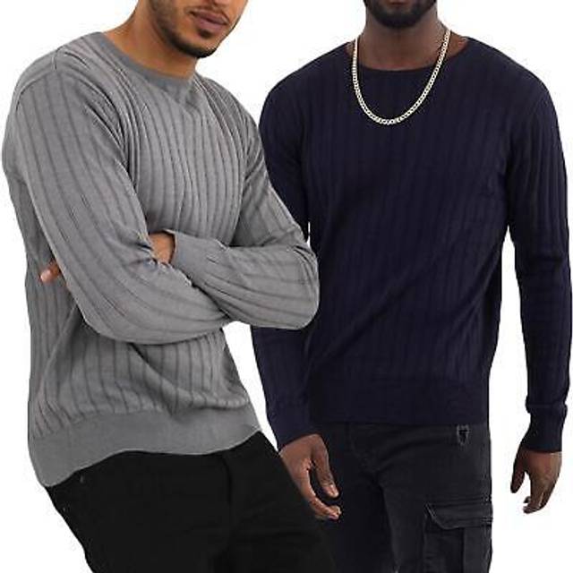 Mens Pullover Knitted Jumper
