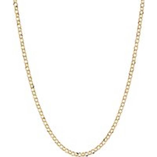 18K Gold Diamond Cut Belcher Chain