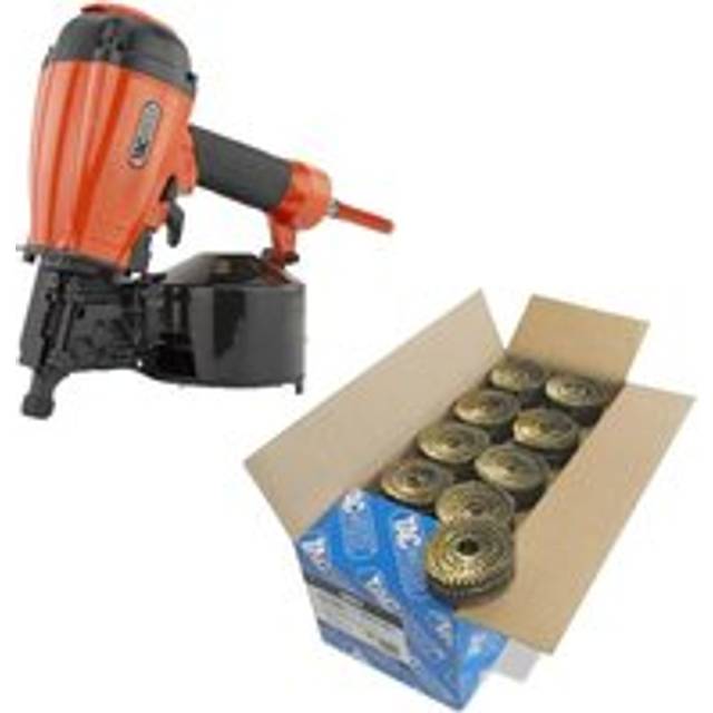 Tacwise - FCN55V Pneumatic Coil 57mm Air Framing Nailer + 14,400 2.1 x 45mm Nails