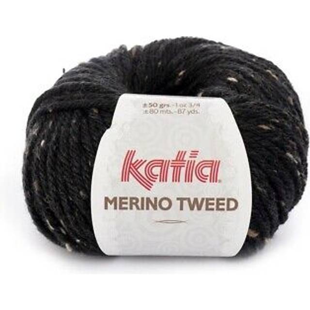 Merino Tweed By Katia - Black (309) - 50 / Approx. 80 M Wool