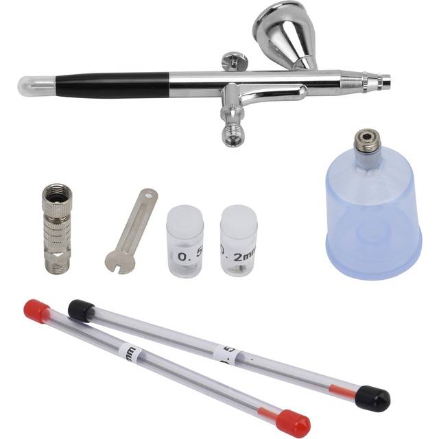 G1/8 Airbrush Set with Spray Gun Pot Spray Nozzles Needle for DIY Airbrush Painting Supplies