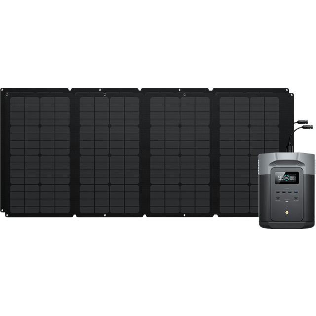 EcoFlow DELTA 2 Max Solar Generator (PV160W)