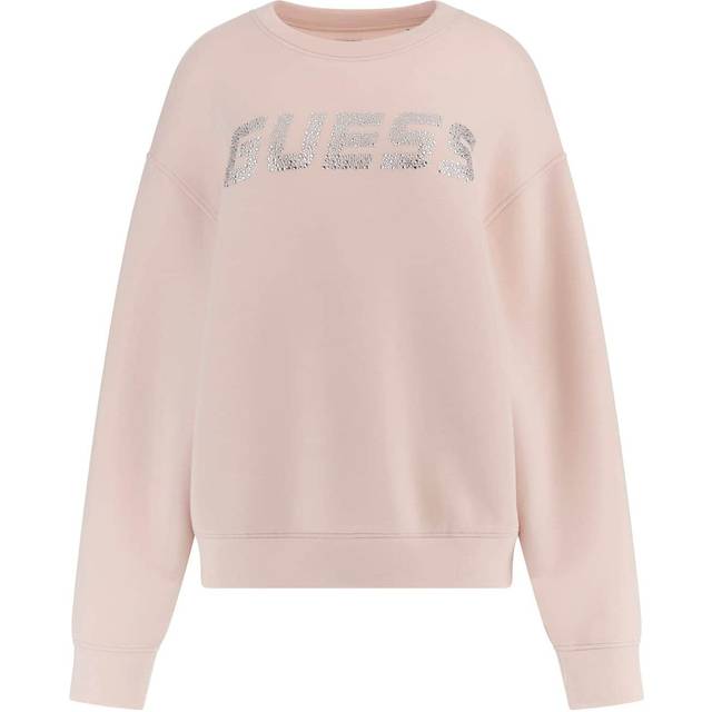 Guess Logo Scuba Sweatshirt - Pink