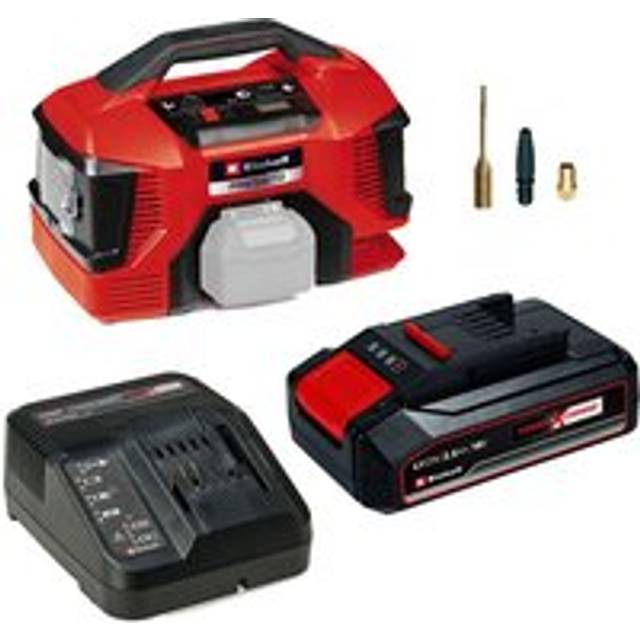 18v Power X-Change Cordless Air Compressor pressito 18/21 + 2.5ah Kit - Einhell