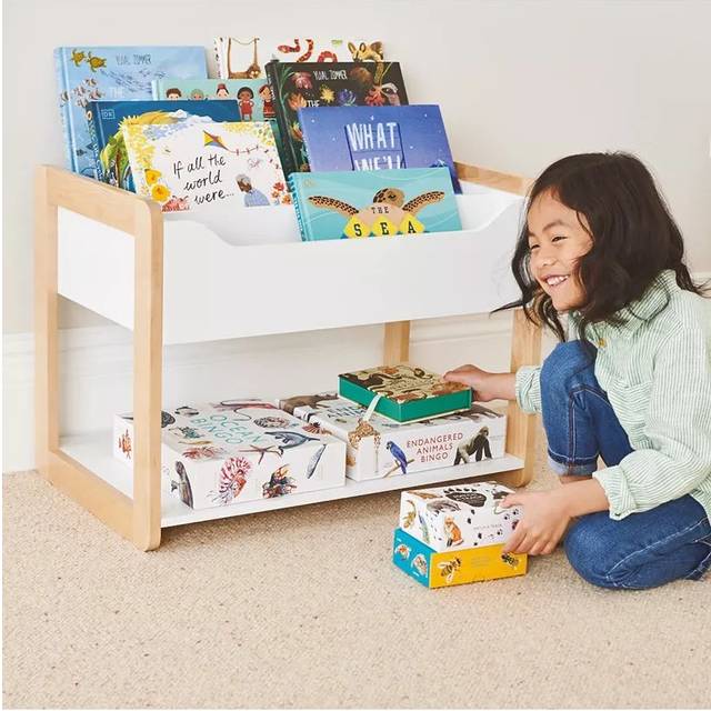 Great Little Trading Co Beanstalk Toddler Bookcase, White