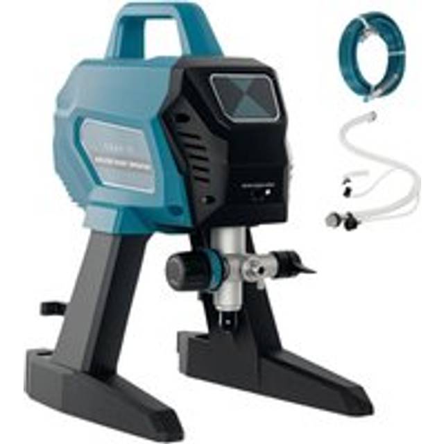 HOMCOM Airless Paint Sprayer, Wall Spray Gun for DIY Painting, 200 Bar