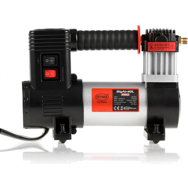 Heyner Heavy Duty 12v Car Air Compressor Tyre Pump Inflator 7 Bar 100 Psi 237100