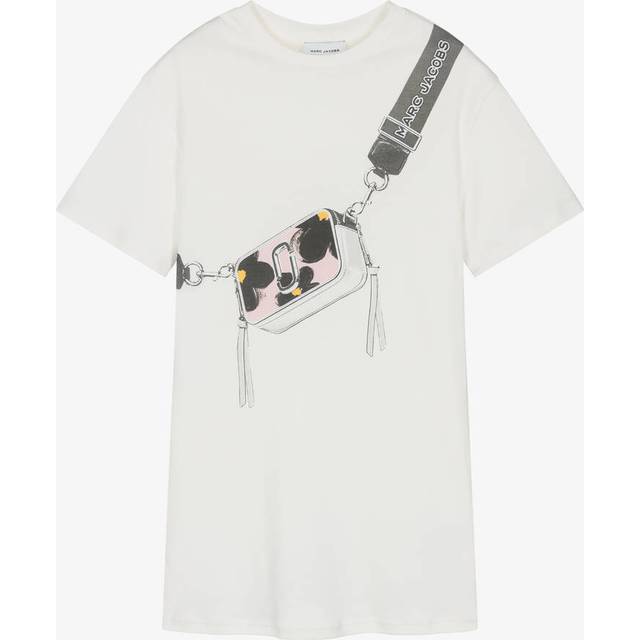 Marc Jacobs Girls White Cotton Dress - 5 year