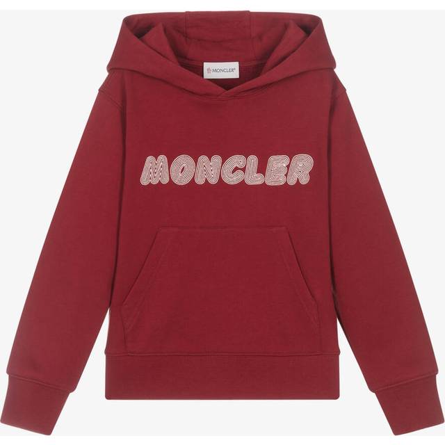Moncler Enfant Boys Red Cotton Hoodie - 4 year