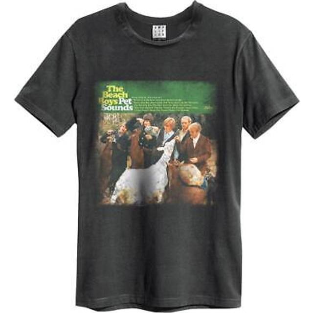 (3XL, Charcoal) Amplified Unisex Adult Pet Sounds The Beach Boys T-Shirt