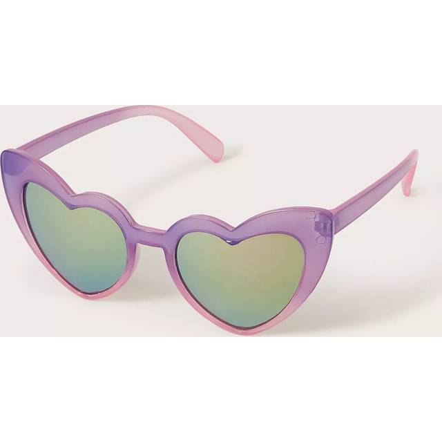 Monsoon Kids' Ombre Heart Sunglasses, Pink