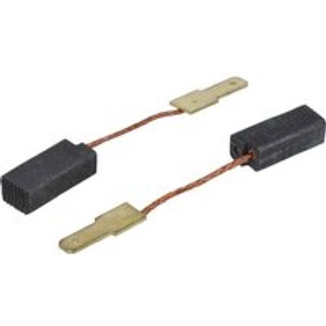 2x Carbon Brush 6.3 x 8 x 19 / 6.3 x 8 x 19.5 mm replacement for Flex k 30, K64, 491606, 4030293106017, 281.646, 303771 for power tool - Vhbw