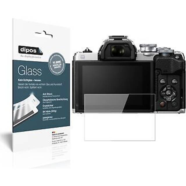 2x screen protector for olympus om-d e-m10 mark iv flexible glass 9h dipos