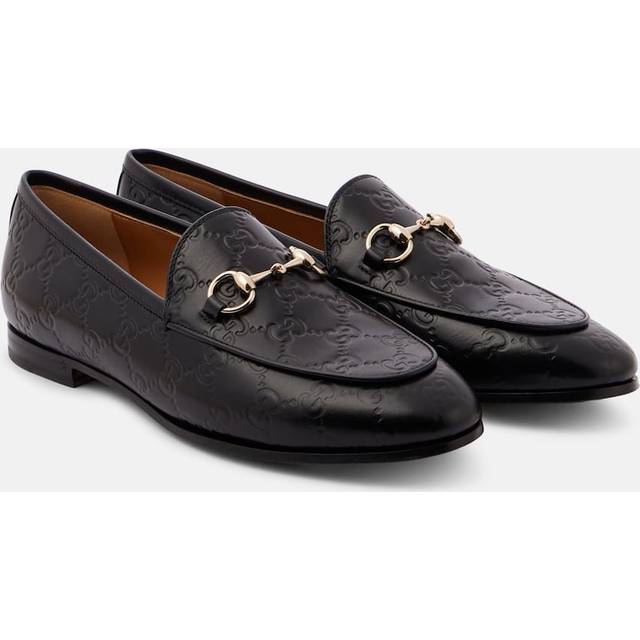Gucci Jordaan Horsebit leather loafers - black (UK 4.5)