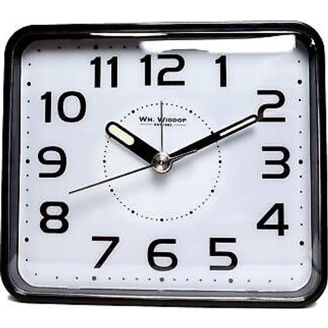 Wm.widdop alarm clock dual indicating light system luminous hands