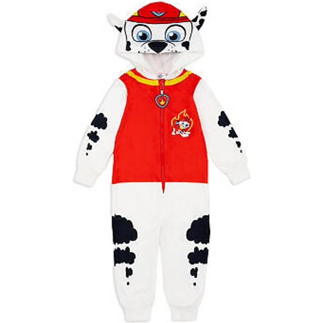 Paw Patrol Barn/Kids Marshall Allt-i-ett nattkläder 5-6 Years röd/vit