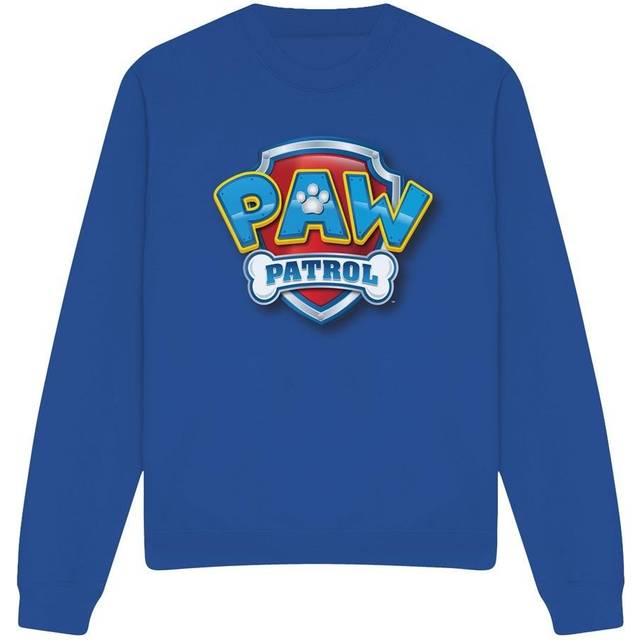Paw Patrol Unisex Adult 3D Logo Sweatshirt S kungsblå färg